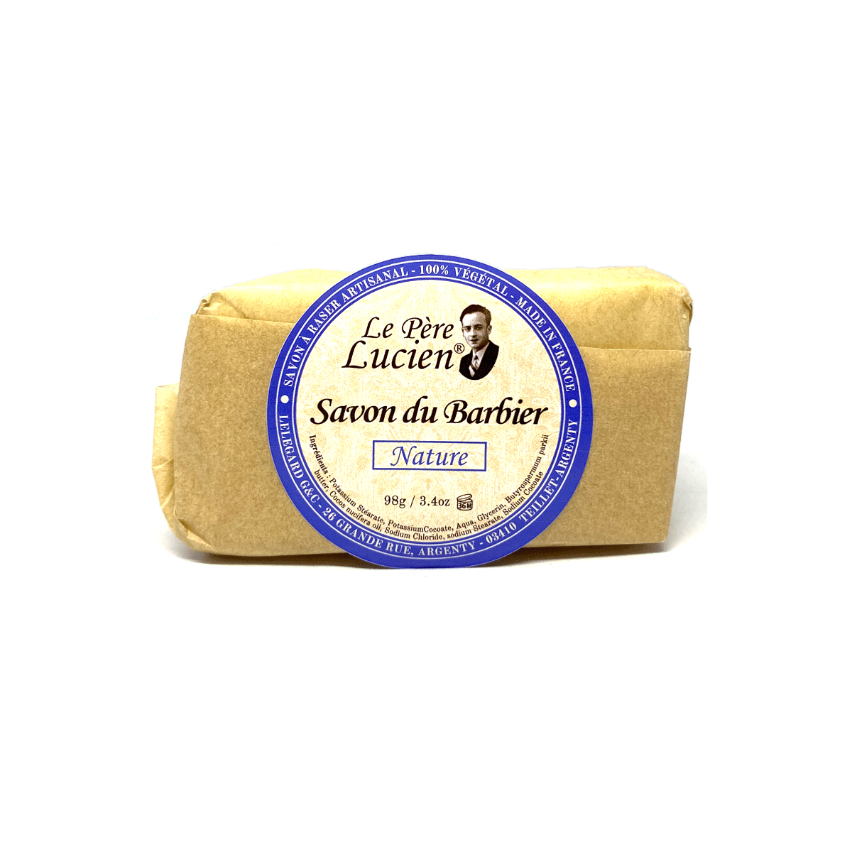 LE PÈRE LUCIEN - Savon à raser - Nature 100gr