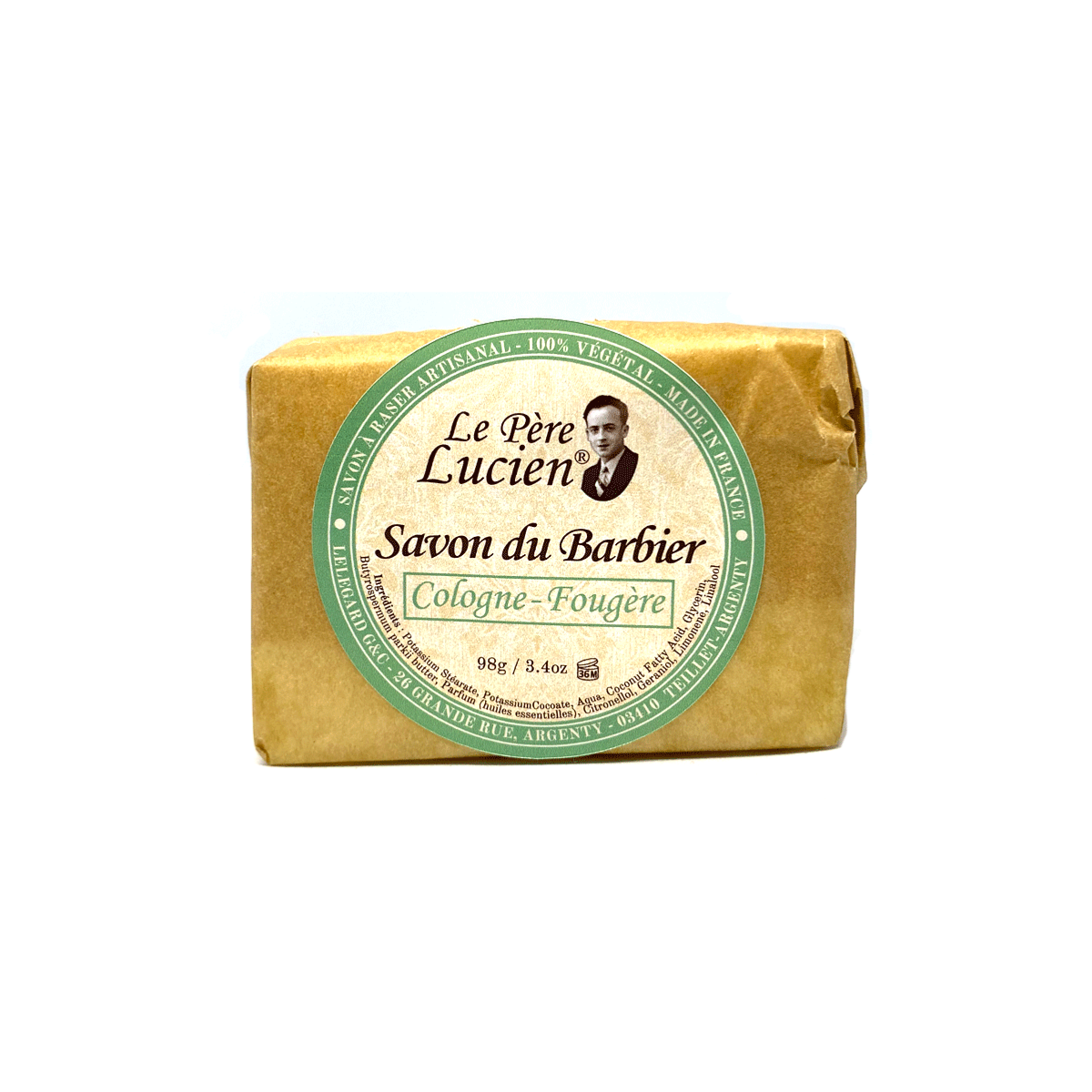 LE PÈRE LUCIEN - Savon à raser - Cologne fougère 100gr