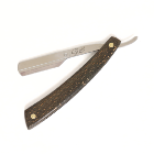 Rasoir Shavette - Hêtre stabilisé/Teinté Noir · GB