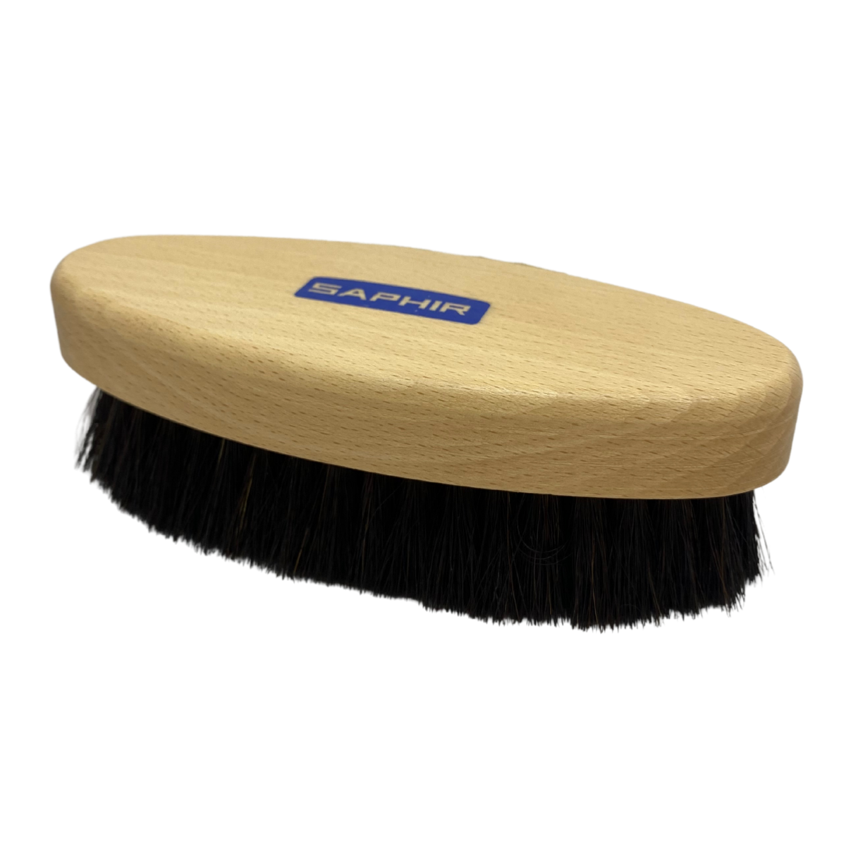 SAPHIR - Brosse ovale crin de cheval noir