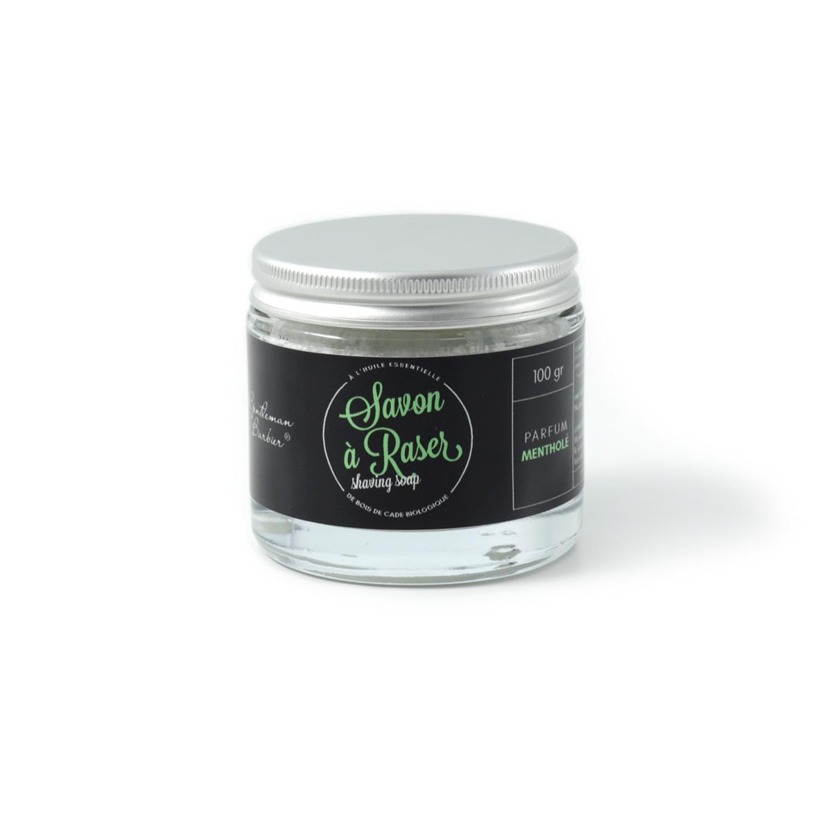 Savon à Raser 100gr · Parfum Mentholé