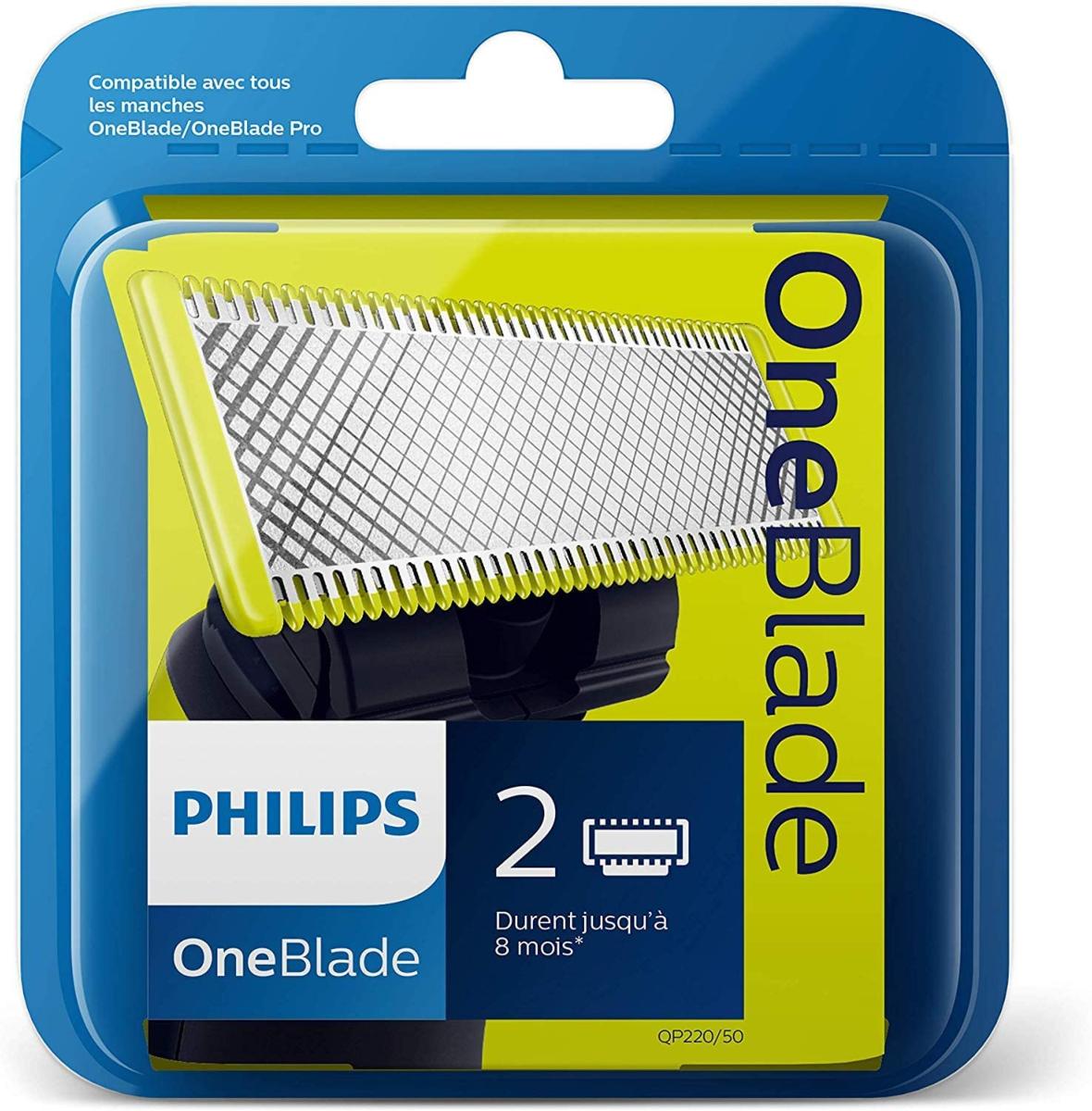 PHILIPS - Têtes de Rechange - One Blade Pro Visage QP220