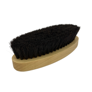 SAPHIR - Brosse ovale crin de cheval noir