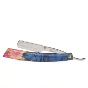 Shavette - Bouleau Madré stabilisé et teinté - Pièce unique