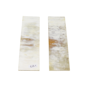 Plaquettes en Corne - Blonde 1