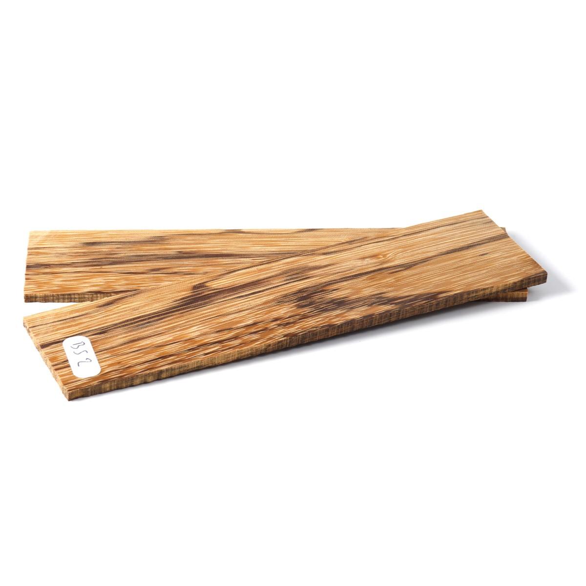 Plaquettes Cocobolo 125x30x6mm - Bois Précieux Pour Tournage, Lutherie, Coutellerie - Paire De 2
